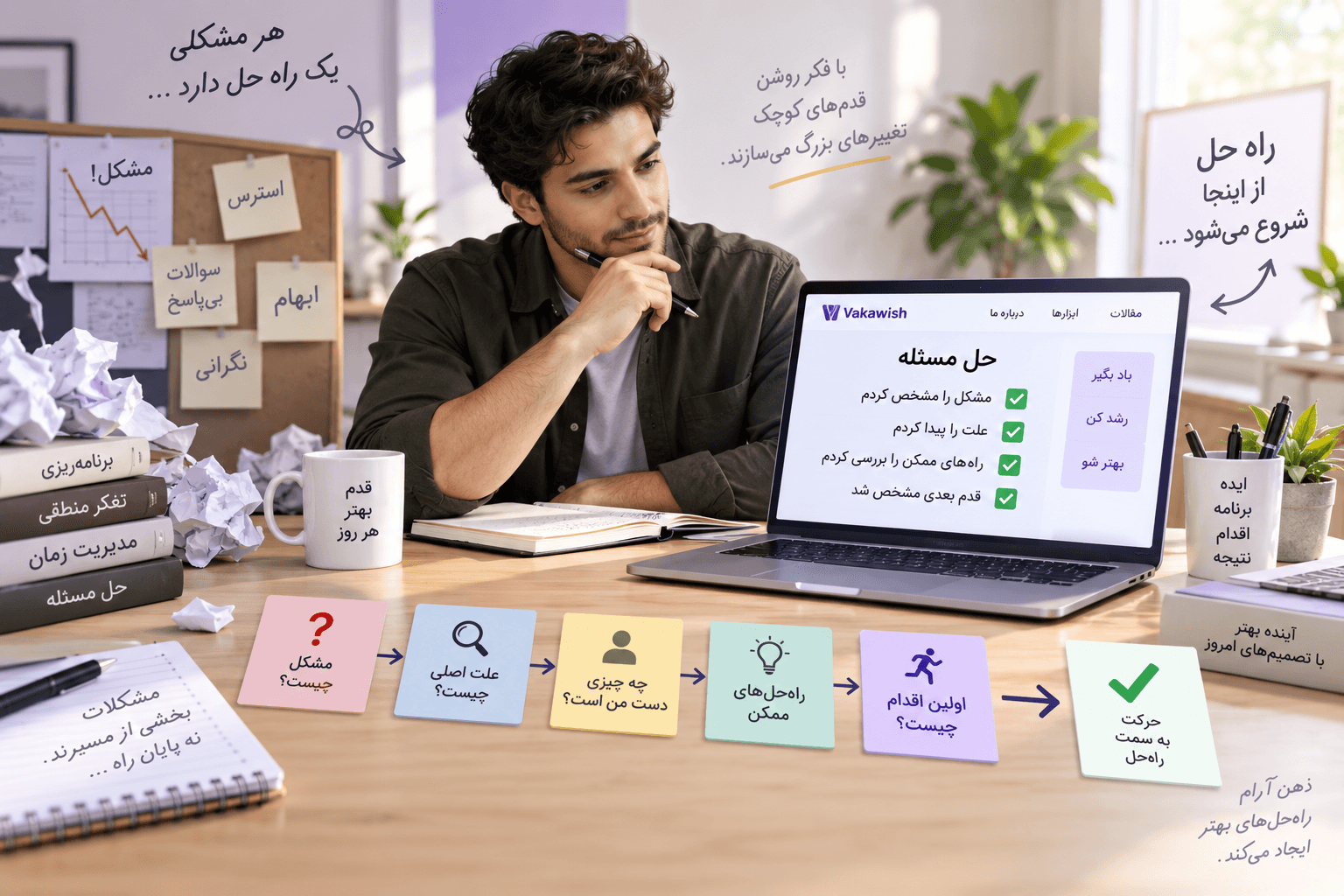 بهترین رفتار در مواجهه با مشکلات